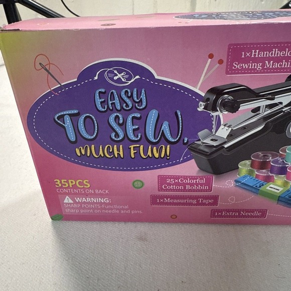 Smart Stitch Handheld 35 Piece‎ Sewing Machine, Christmas,Birthday, Nib - Picture 5 of 9